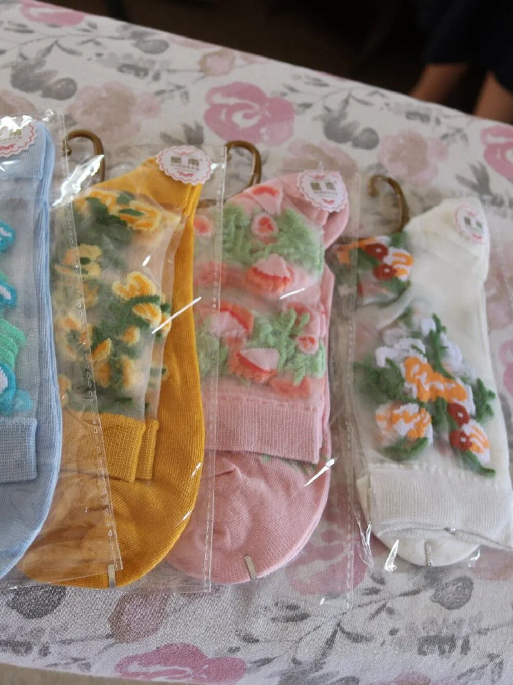 NWT Pretty sheer ladies dress socks.